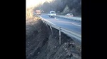 VIDEO&FOTO Au început lucrările în zona cu surparea majoră de pe DN1, pe Valea Prahovei