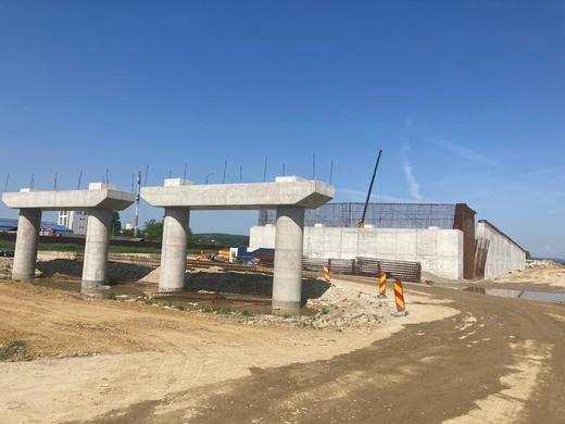 Lucrările la lotul 5 al autostrăzii Pitești-Sibiu au ajuns la un stadiu fizic de 33%