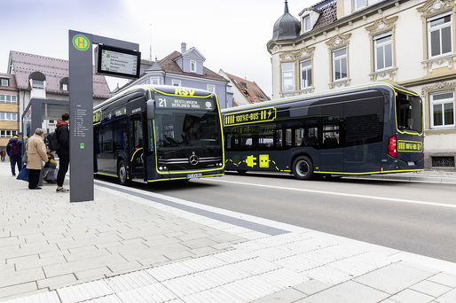 Mercedes a livrat orașelor din Europa 1.000 de autobuze electrice și pornește producția de serie a versiunii cu hidrogen
