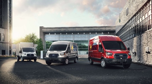 Ford E-Transit, lider pe piața de van-uri electrice, Stellantis domină segmentul electric, cu cele trei mărci ale sale