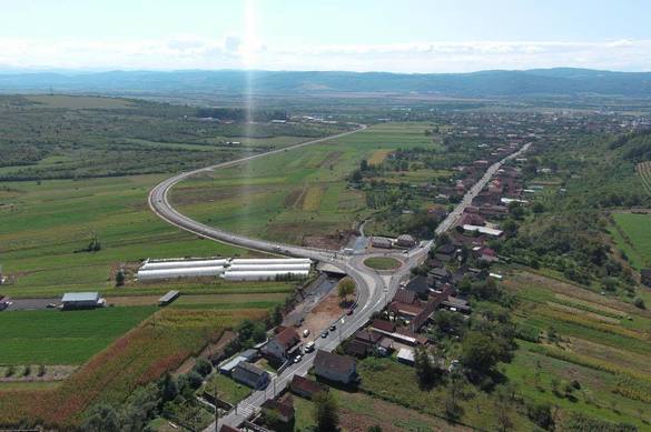 FOTO Circulația pe tronsonul de nord al centurii Aleșd a fost deschisă. 