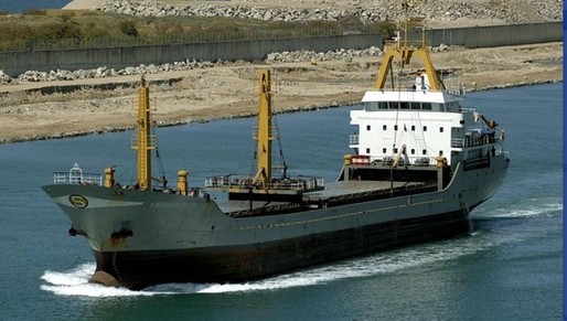 O navă turcă a lovit o mină în largul coastelor României, în apropiere de Sulina