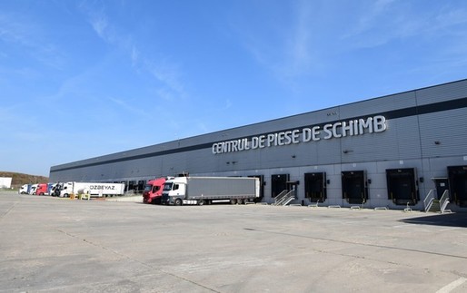 Centrul Oarja al Dacia, de unde sunt expediate zeci de mii de piese de schimb în toată lumea, a atins un volum de 16.500 de camioane anual