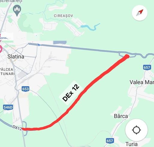 Trafic închis pe Drumul Expres Craiova-Pitești, pentru a se putea executa lucrările de racordare a tronsonului 2 cu tronsonul 3