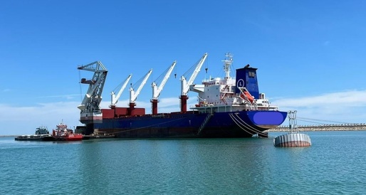 Aproape 50 milioane tone mărfuri, încărcate/descărcate în porturile în care sunt operate nave maritime