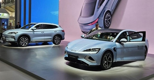 BYD domină vânzările de automobile electrice în China, Tesla pe locul doi