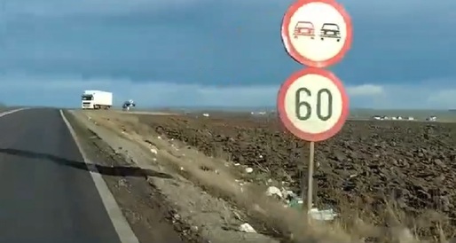 VIDEO Autoritățile răbufnesc și prezintă "imaginile dezastrului lăsat în urmă de șoferii de autotrenuri" pe sensul de ieșire din țară