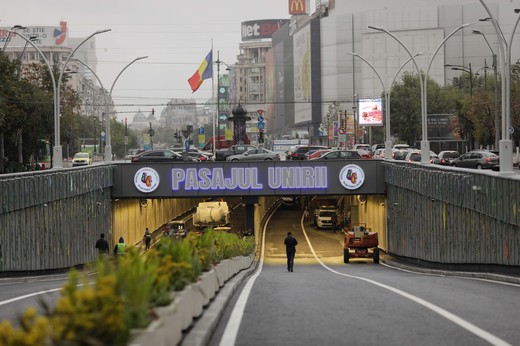 Circulația rutieră în Pasajul Unirii va fi restricționată