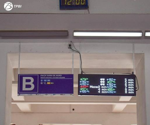 FOTO Sistemul digital de informare pentru călători - extins și în Gara de Nord