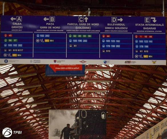 FOTO Sistemul digital de informare pentru călători - extins și în Gara de Nord