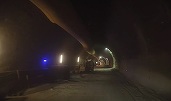 VIDEO Imagini inedite - Grupul austriac PORR avansează puternic cu tunelurile în galeria Autostrăzii Sibiu-Pitești