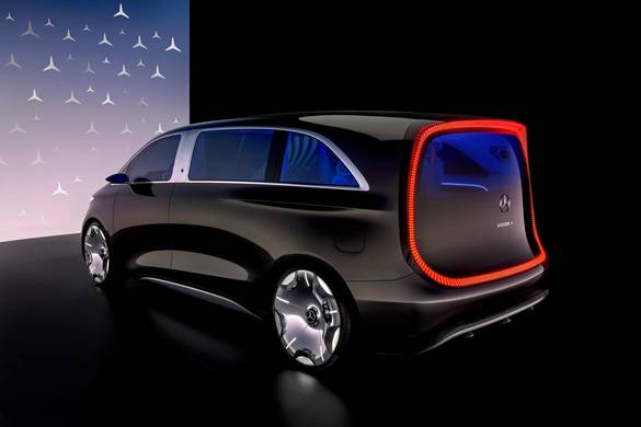 VIDEO&FOTO Mercedes prezintă conceptul Vision V care se va transforma în microbuzul de lux VLS