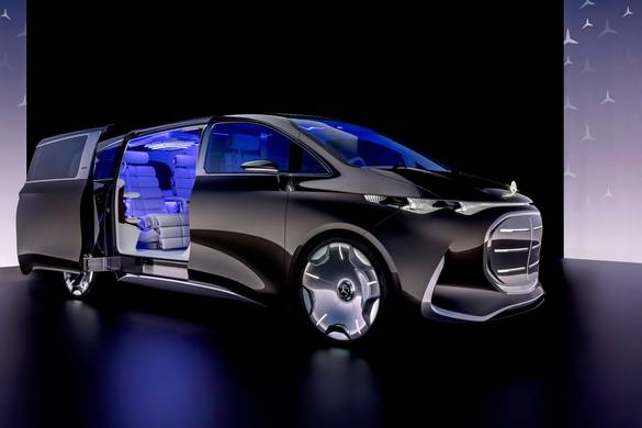 VIDEO&FOTO Mercedes prezintă conceptul Vision V care se va transforma în microbuzul de lux VLS