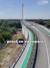 VIDEO Alertă lansată de un consilier municipal: "Un pod abia ridicat riscă prăbușirea. Cel mai mare eșec de infrastructură din 1990 încoace!"