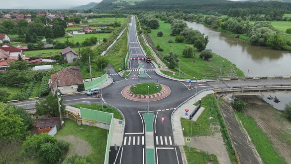 FOTO Strabag Romania deschide centura ocolitoare Făgăraș înainte de termen