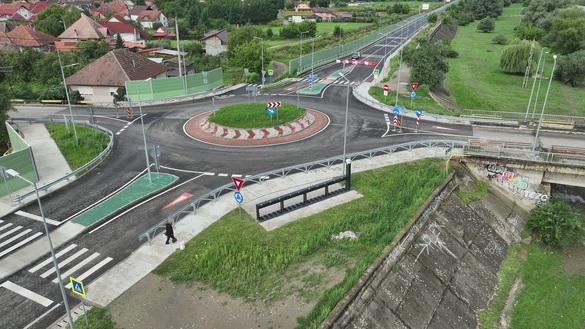 FOTO Strabag Romania deschide centura ocolitoare Făgăraș înainte de termen