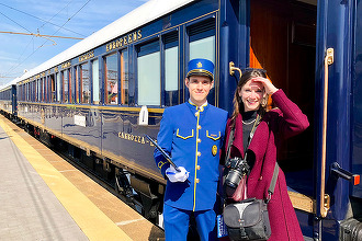 Celebrul tren Orient Express, în România