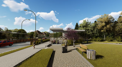 Giratoriu suspendat pregătit în centrul Predealului VIDEO