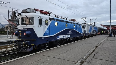 Locomotivă nouă dată CFR după ce a atins 200 km/h VIDEO&FOTO