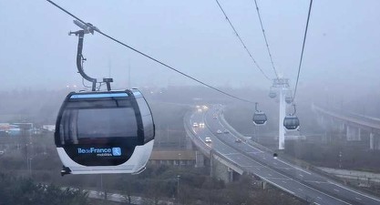 VIDEO Cel mai lung traseu de teleferic din Europa a fost inaugurat în apropiere de Paris