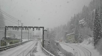 Tren deraiat în Alpi, în Elveția VIDEO