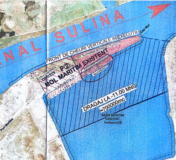 Navă românească s-a scufundat în canalul Sulina