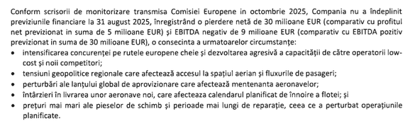 TAROM - lovit puternic de low-cost: Pierdere deja de zeci de milioane euro în locul profitului sperat pe S1 2025. Set de măsuri planificate pentru