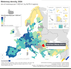 România are o zonă neconectată la rețeaua europeană de autostrăzi. București e pe locul 6 în Europa la căi ferate