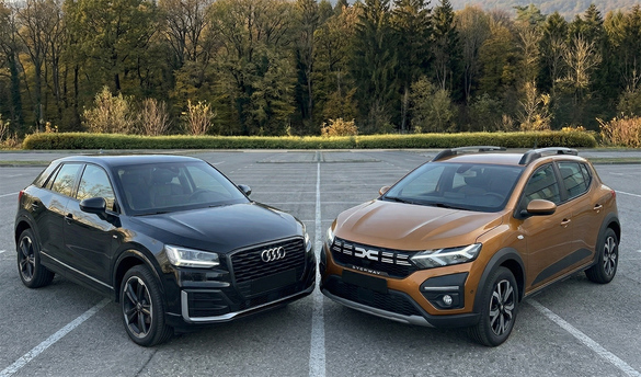FOTO Germanii compară Dacia Sandero Stepway cu Audi Q2. „Merită diferența de 20.000 de euro?”