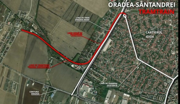 FOTO Primul Tram-train din țară, cea mai mare investiție în Oradea: Va oferi oamenilor o variantă mai simplă, mai rapidă și mai civilizată de a se deplasa