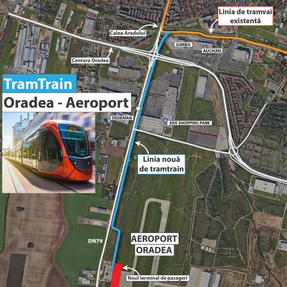 FOTO Primul Tram-train din țară, cea mai mare investiție în Oradea: Va oferi oamenilor o variantă mai simplă, mai rapidă și mai civilizată de a se deplasa