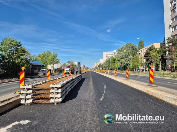 FOTO După aproape 30 de ani, prima linie nouă de tramvai din București. Primele materiale pentru linia Ghencea – Pasaj Domnești, lungă de 5 km, au sosit pe șantier