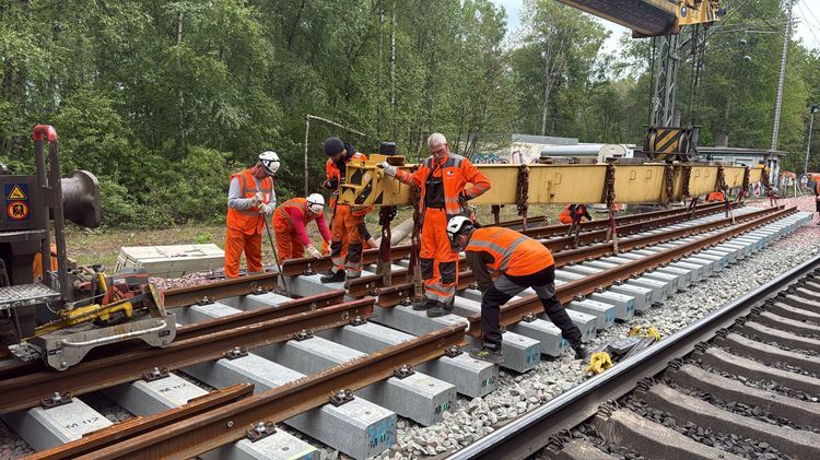 FOTO Companie românească, chemată în Germania pentru o modernizare majoră a căii ferate. Bawi Construction tocmai a fost achiziționată de Strabag