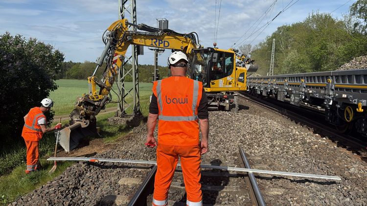 FOTO Companie românească, chemată în Germania pentru o modernizare majoră a căii ferate. Bawi Construction tocmai a fost achiziționată de Strabag