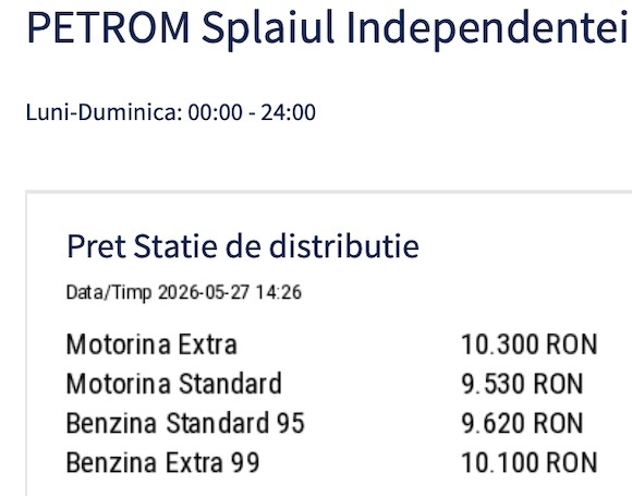 ULTIMA ORĂ O nouă scumpire a benzinei, care a sărit peste prețul motorinei și în stațiile OMV și Petrom