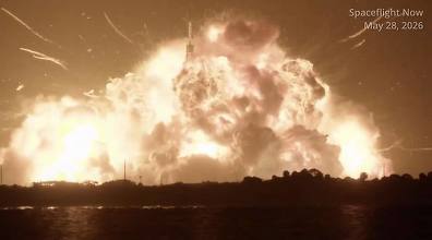 VIDEO Imagini spectaculoase, după ce o rachetă Blue Origin a explodat în timpul unui test