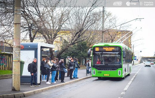 Linie de troleibuz reînființată în București