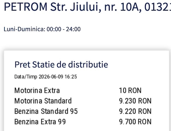 ULTIMĂ ORĂ Ziua și ieftinirea. Prețul benzinei a coborât din nou sub cel al motorinei