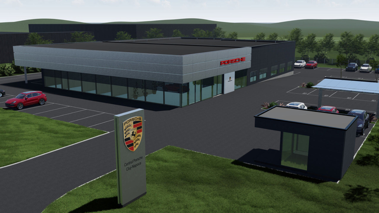 FOTO Investiție în România. Porsche varsă 5 milioane de euro în primul centru din Transilvania. Vânzările mărcii s-au prăbușit în România