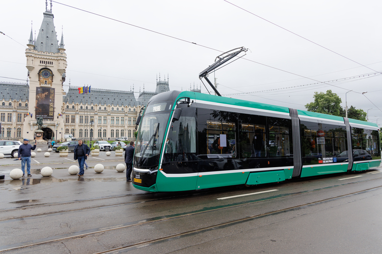 FOTO Tramvaie noi în Iași. Bozankaya a finalizat contractul pentru livrarea a 18 tramvaie