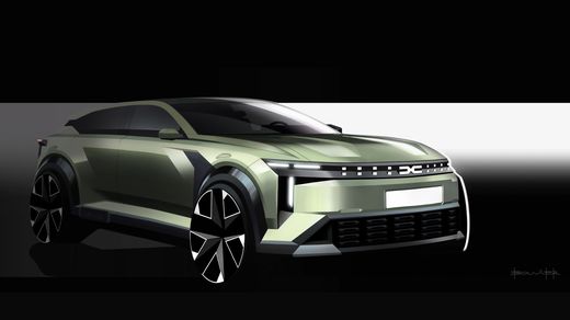 FOTO Primele schițe create de designerul misterios al Daciei Striker, autorul conceptelor Manifesto și Sandrider