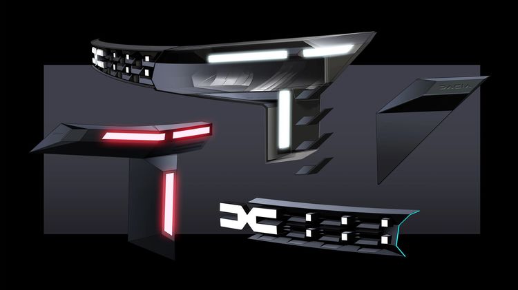 FOTO Primele schițe create de designerul misterios al Daciei Striker, autorul conceptelor Manifesto și Sandrider
