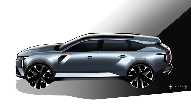 FOTO Primele schițe create de designerul misterios al Daciei Striker, autorul conceptelor Manifesto și Sandrider