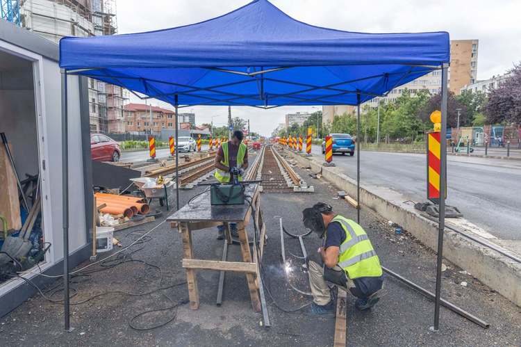 FOTO Zonă din București de aproape 100 ani intră în modernizare