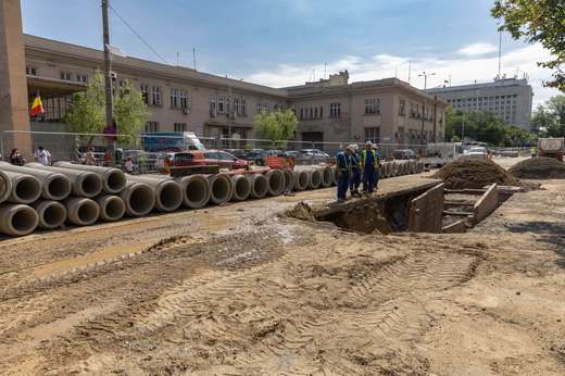 FOTO Zonă din București de aproape 100 ani intră în modernizare