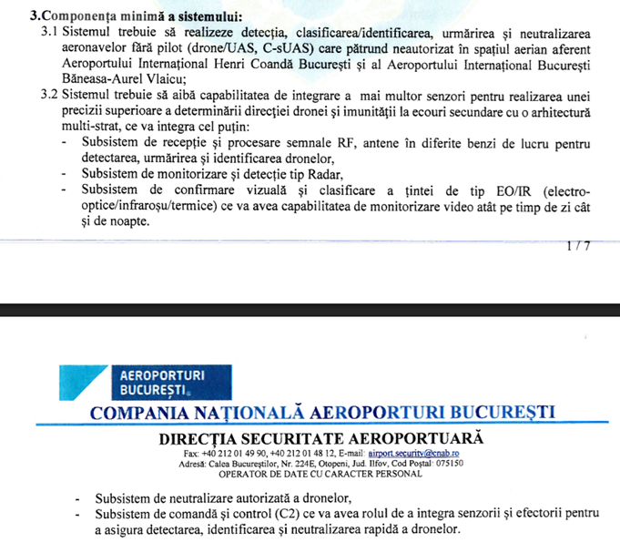 Statul în alertă. Aeroporturile din București vor fi protejate de sisteme antidronă