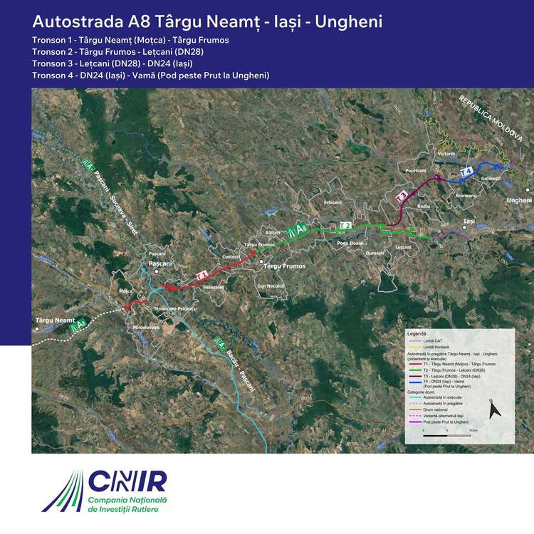 FOTO Autostrada Unirii va ajunge spre Chișinău