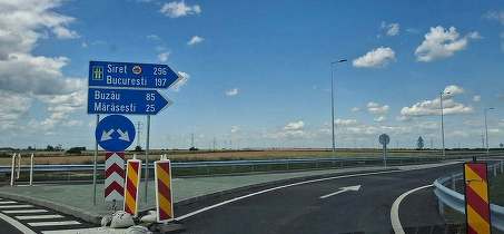 FOTO Anunț pe autostradă: "Din păcate, am pierdut aproape un an!". Centura de nord a Focșaniului va fi deschisă