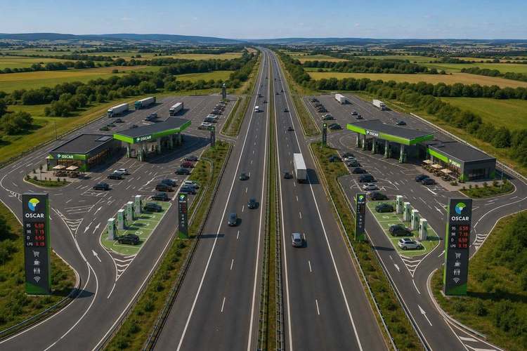 FOTO Primele benzinării pe Autostrada Moldovei. A fost semnat contractul pentru încă două stații