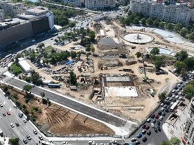 Circulația rutieră prin Piața Unirii se redeschide parțial. Când vor fi eliminate toate restricțiile de trafic